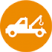 Accident towing icon