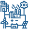 Icon of elements of the electricity grid