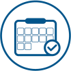 An icon of a calendar