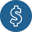 Dollar sign icon, annual report 2017-18 Thumbnail