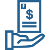 Electricity bill icon