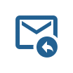 Envelope with reply icon