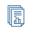 Papers with text and chart